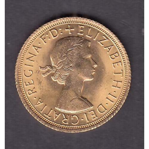 309 - UK 1966 gold full Sovereign, in good condition