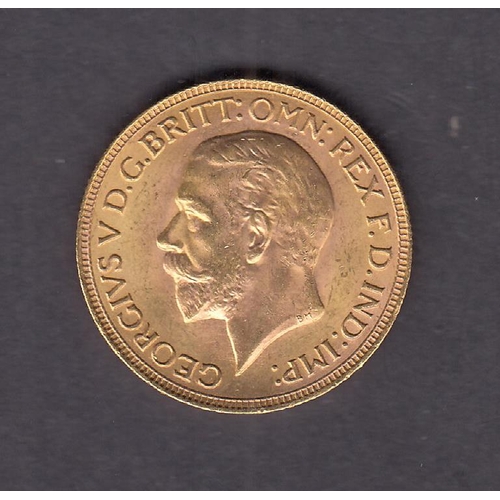 298 - UK 1930 gold full Sovereign, Mint Mark ‘SA’ Pretoria, in good condition