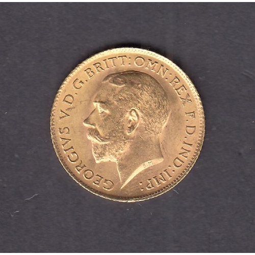 288 - UK 1914 gold half Sovereign, in good condition