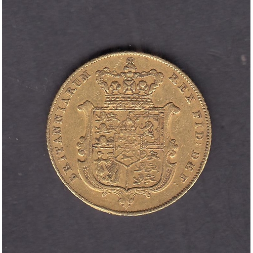 223 - UK 1826 gold full Sovereign, in good condition