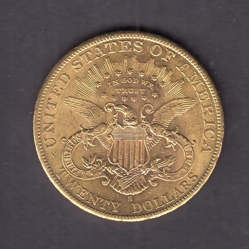 407 - USA 1901 gold $20 coin, San Francisco Mint, in good condition