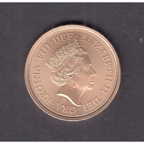 380 - UK 2019 200th Anniversary of the Birth of Prince Albert full gold Sovereign, Struck on the Day Privy... 