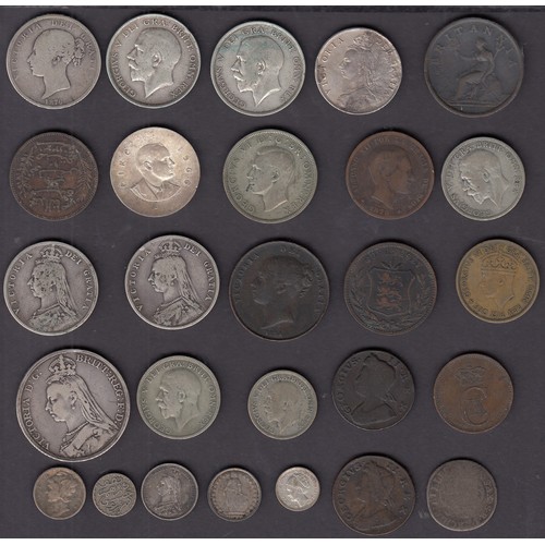 3 - A collection of mainly UK coins, in plastic boxes and assorted into boxes, strength in UK circulated... 