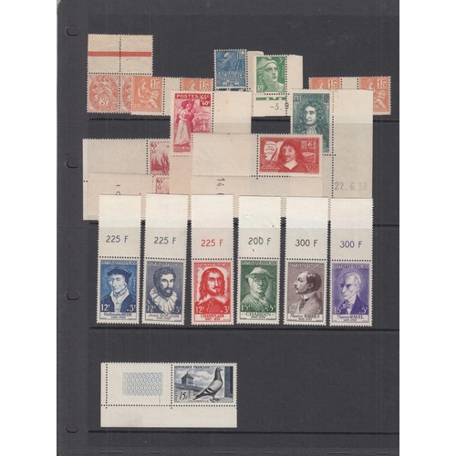 650 - Range on Hagner and page, mostly marginal examples u/m, some with date or value in margin. Includes ... 