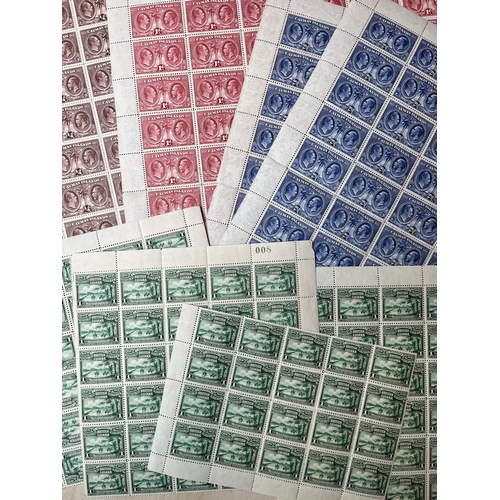 357 - British Guiana and Caymans KGV low values in u/m sheets and part sheets (a little toning), Cat £1500... 