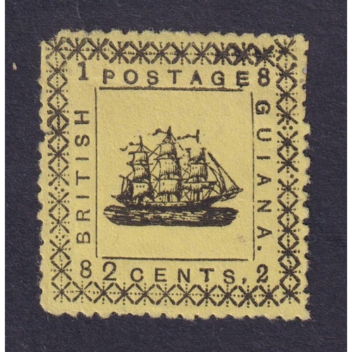 588 - 1862 Typeset Ship 2c unused with ‘Specimen’ omitted, scarce, Cat £1300, SG165b