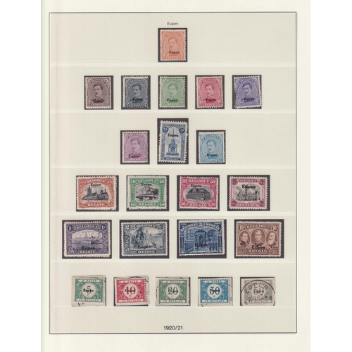 724 - Collection of WWI Occupation issues (o/pt Belgian and the Eupen and Malmedy sets mint etc), also an ... 