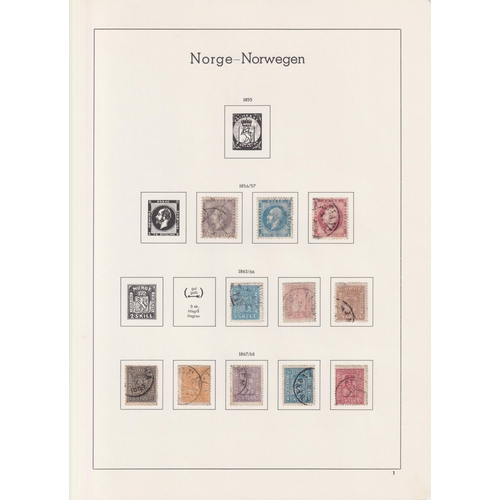 1099 - 1856/1991 used collection in printed Lighthouse album, useful earlier issues incl 1856 3sk, 4sk and ... 