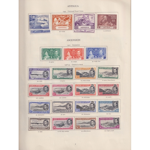 316 - 1937/52 mint Commonwealth collection of KGVI in printed Crown album, an excellent range of the 1938 ... 