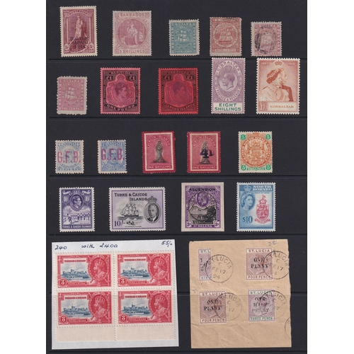 320 - Commonwealth mint ranges of QV to early QEII on stock sheets (with a little used here and there), at... 