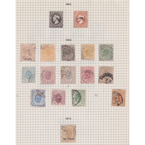 351 - Attractive used collection in two album with some useful Luxembourg earlier issues, 1930s Charity se... 