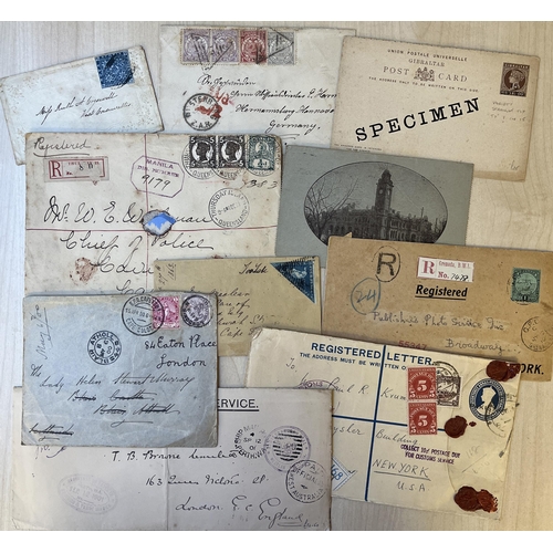 209 - A British Commonwealth Postal History accumulation of a few hundred 19th and 20th Century covers, no... 