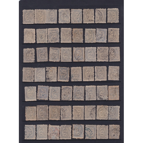 630 - A heavily duplicated accumulation of mainly used 1870s Sphinx & Pyramid stamp issue, noted x150+ 20p... 