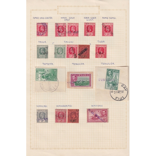 639 - A collection of Locals / Village postmarks from QV to QEII on x4 album pages, all identified includi... 