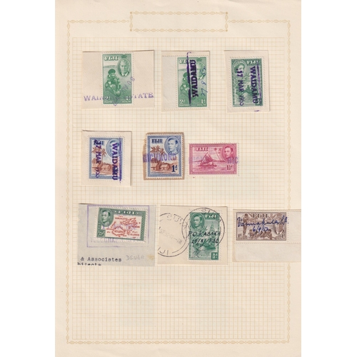 639 - A collection of Locals / Village postmarks from QV to QEII on x4 album pages, all identified includi... 