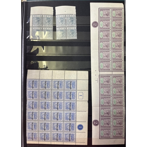 344 - An accumulation of QV to KGV British Commonwealth mint samps, mainly low denomination in blocks, par... 