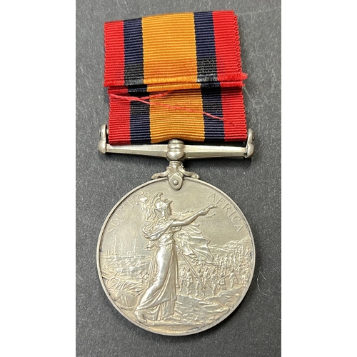 152 - UK 1899 Queen’s South Africa Medal, awarded to 8503 PTE. J. HINKS. RL: WARWICK. REGT., in good condi... 