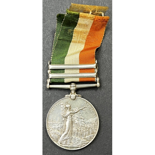 129 - UK1902 King’s South Africa Medal, 2 bar South Africa 1901 & South Africa 1902, awarded to 2103 PTE. ... 