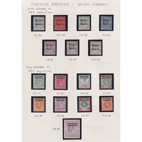 189 - A mint and used British Commonwealth collection of Overprint stamps on pages and loose in from QV to... 