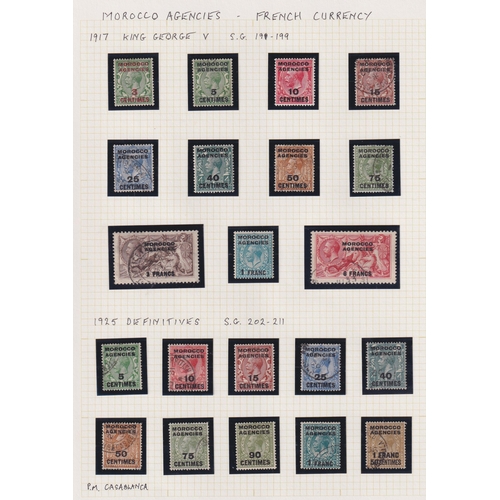 189 - A mint and used British Commonwealth collection of Overprint stamps on pages and loose in from QV to... 