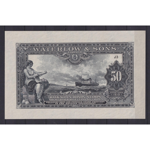 33 - A group of x8 Test Banknotes produced by Bradbury Wilkinson, De La Rue and Waterlow & Sons in good c... 