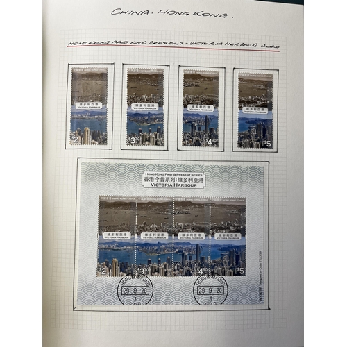 610 - A comprehensive x5 volume collection of Hong Kong Chinese Special Region stamps from 1997 to 2022, i... 