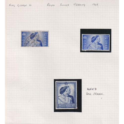 284 - A mint and used GB stamp collection from QV to QEII, mixed condition including 1d black used (faults... 