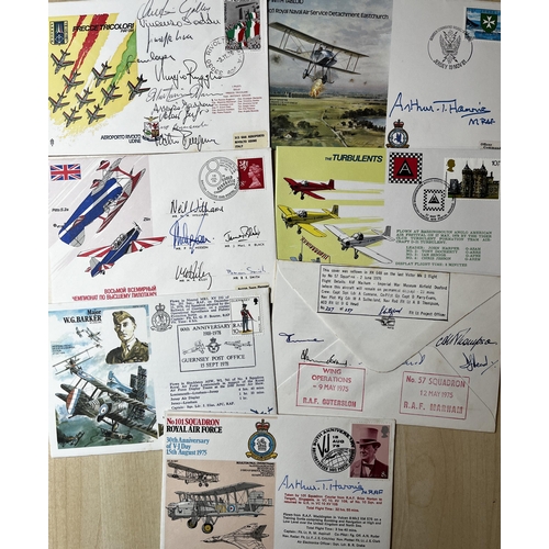 372 - A good collection of Royal Air Force FDCs in x24 volumes with many signed, including sets on King’s ... 