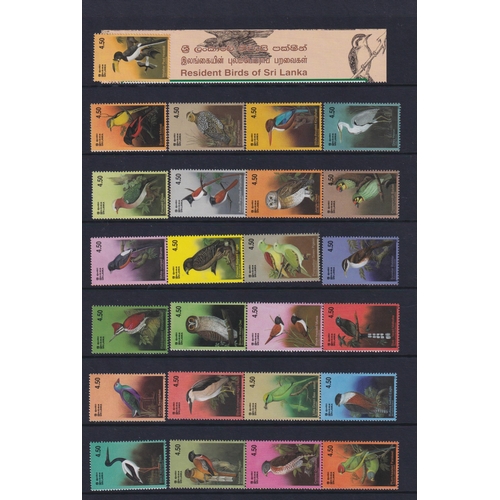 401 - A x3 volume mint and used collection on Birds from around the World, mainly collected in sets plus m... 