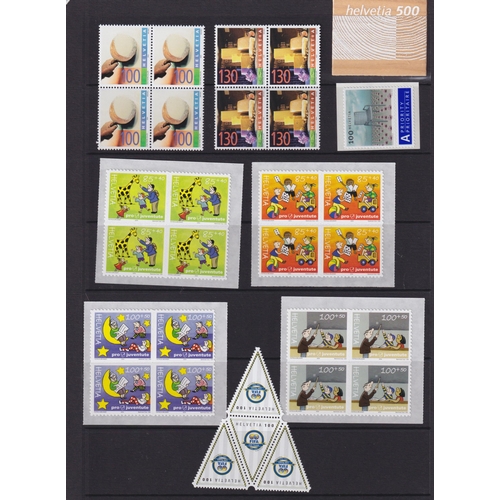 1167 - A mint and used Swiss stamp collection in multiple volumes and loose, all periods noted Cantons incl... 