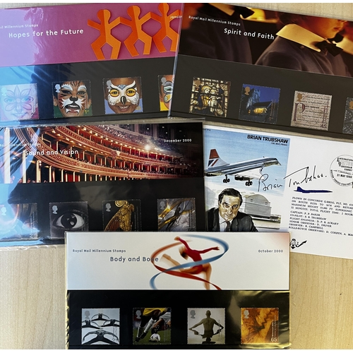 308 - A GB FDC collection from the 1970s to 2002 in x6 RM albums, plus an album of Millennium presentation... 