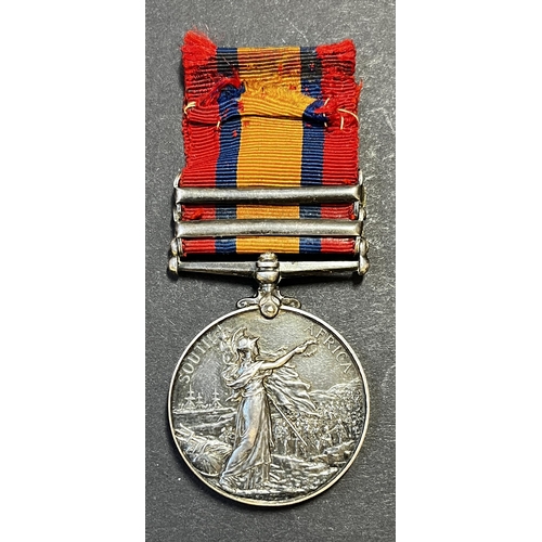 137 - UK 1899 Queen’s South Africa Medal, 2 bars Orange Free State, Cape Colony awarded to 2350 CPL. J. Mc... 