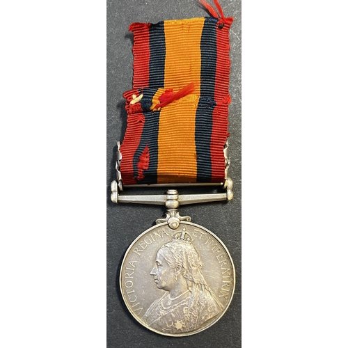 139 - UK 1899 Queen’s South Africa Medal, 2 bars Belfast, Natal awarded to 5163 CPL. J. CONNOLLY. 19. HUSS... 