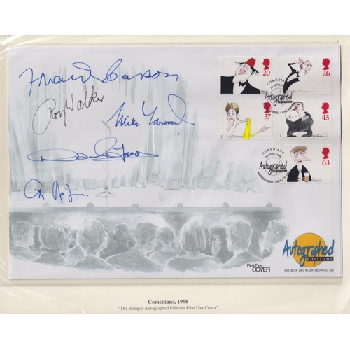 373 - A collection of x signed FDCs, produced by Westminster, including Ian Botham, Frank Bruno and Martin... 