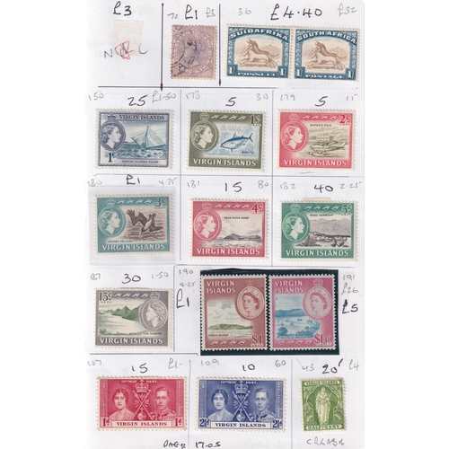 342 - A group of x4 circulated club books of mint and used British Commonwealth stamps, all periods with s... 