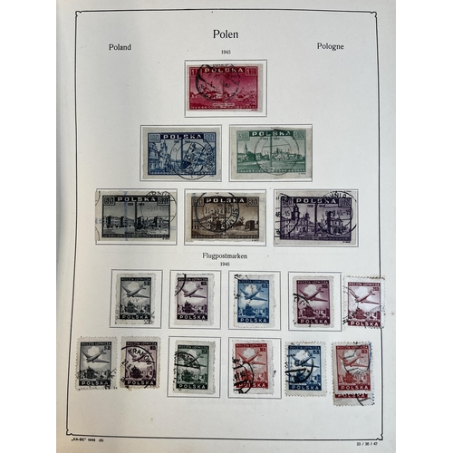 213 - A mint and used European stamp collection in x3 KA-BE albums, mainly mid-period with a smattering of... 