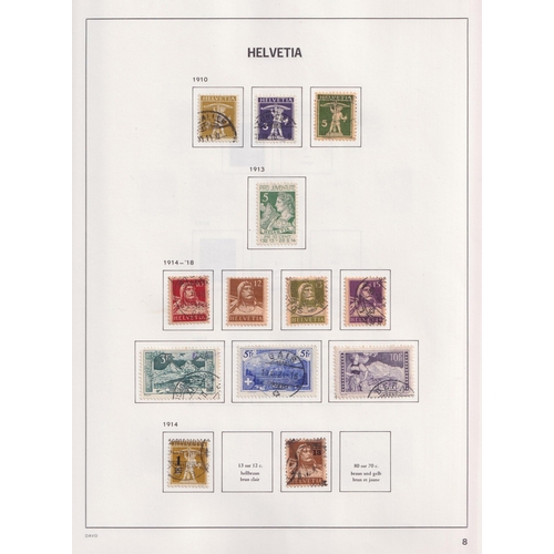 185 - A mint and used European stamp collection, housed in x15 pre-printed Davo albums, all periods, noted... 