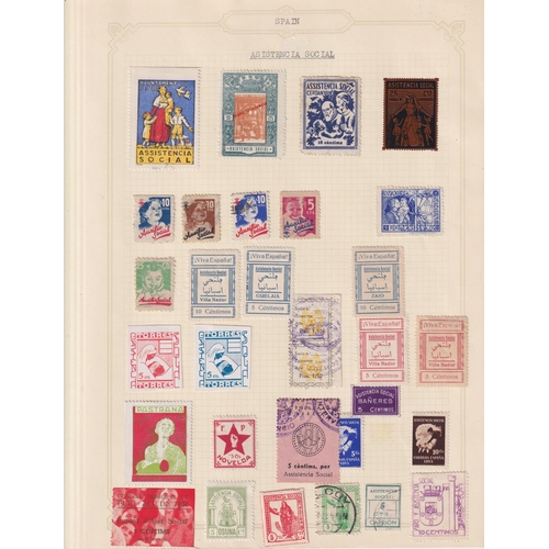 1139 - A specialised collection of mint and used 1930s Spanish Charity stamps from around the Provinces, in... 