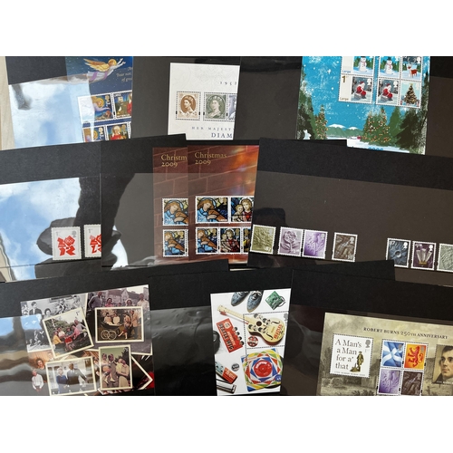 939 - A collection of mint u/m QEII mini sheets, Regionals and Definitives to 2012, on stock cards, good f... 