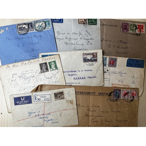 246 - A general A-Z World stamp collection in x7 albums/ binders and loose, all periods, noted various 194... 