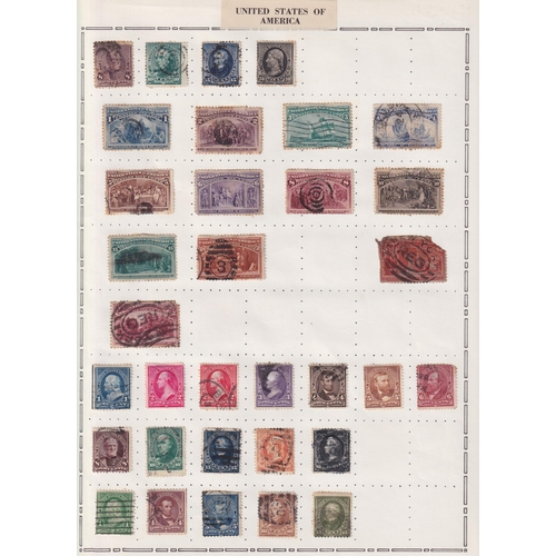 197 - A mint and used USA stamp collection in x4 albums and loose, all periods mainly mid-modern, strength... 