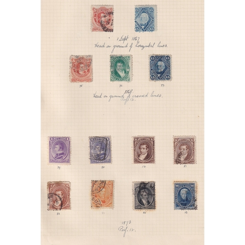 539 - A mint and used Argentinian stamp collection from the 1860s to 1930s, mainly collected in part sets,... 