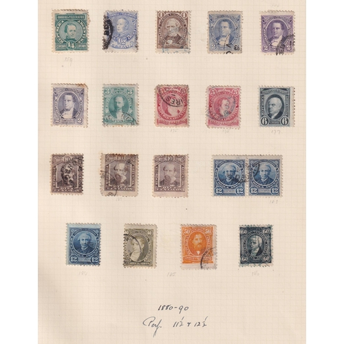 539 - A mint and used Argentinian stamp collection from the 1860s to 1930s, mainly collected in part sets,... 