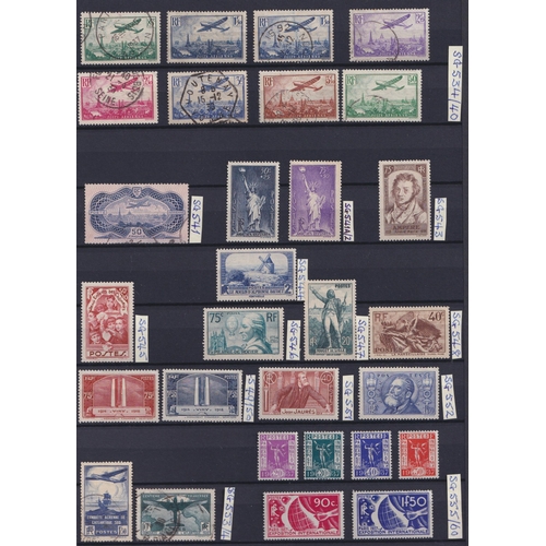 648 - A mint and used French stamp collection housed in x5 stock books from the 19th to 21st Century, main... 