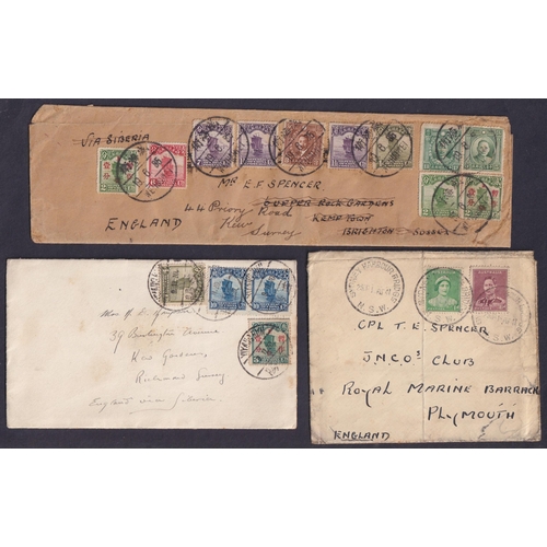 356 - A small accumulation of x40+ World 20th Century postal history including Air & Censor Mail mainly US... 