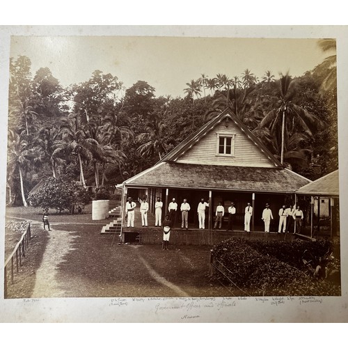 411 - A fascinating Collection of 22 19th Century Photographs of Fiji depicting Life and scenes from Kasav... 