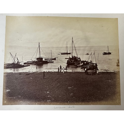 411 - A fascinating Collection of 22 19th Century Photographs of Fiji depicting Life and scenes from Kasav... 