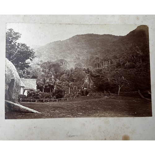 411 - A fascinating Collection of 22 19th Century Photographs of Fiji depicting Life and scenes from Kasav... 