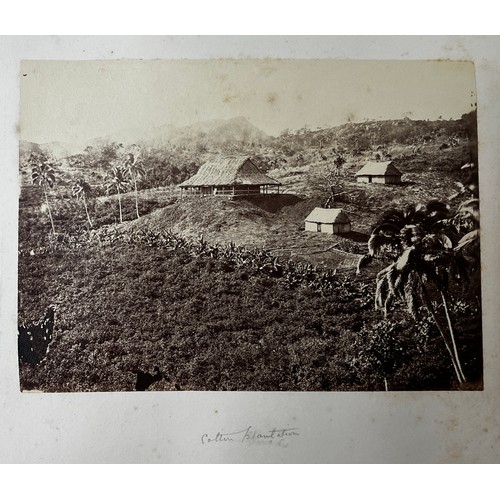 411 - A fascinating Collection of 22 19th Century Photographs of Fiji depicting Life and scenes from Kasav... 