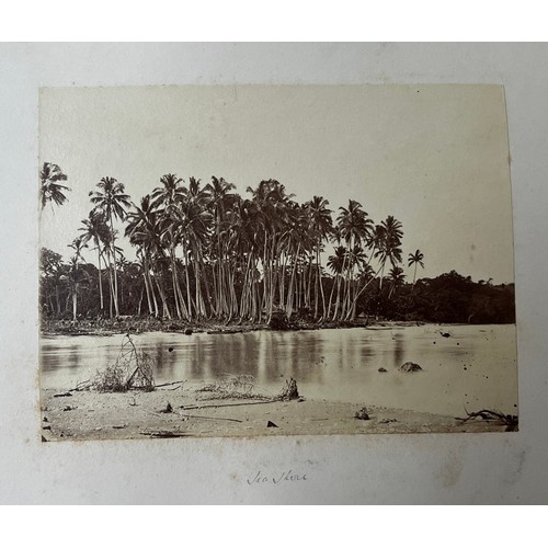 411 - A fascinating Collection of 22 19th Century Photographs of Fiji depicting Life and scenes from Kasav... 